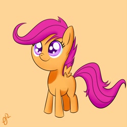 Size: 900x900 | Tagged: safe, artist:paradigmpizza, scootaloo, pony, female, solo