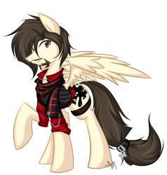 Size: 1296x1359 | Tagged: safe, artist:bamboodog, oc, oc only, pegasus, pony