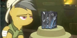 Size: 624x311 | Tagged: safe, daring do, bad treasure, exploitable meme, fifty shades of grey, meme