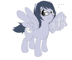 Size: 600x503 | Tagged: safe, artist:vcr, derpibooru import, deaf, glasses, katawa shoujo, ponified, shizune hakamichi