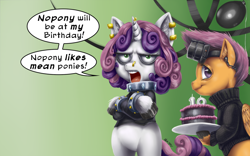 Size: 1280x800 | Tagged: safe, artist:aphexangel, scootaloo, sweetie belle, comic, hooves, meanie belle, stalkerloo, unshorn fetlocks