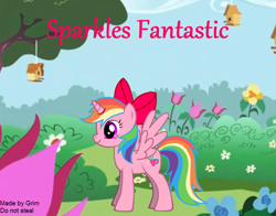 Size: 830x650 | Tagged: safe, derpibooru import, oc, oc only, oc:sparkles fantastic, alicorn, pony, donut steel, parody