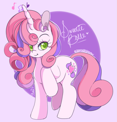 Size: 745x782 | Tagged: safe, artist:sugaryrainbow, derpibooru import, sweetie belle, pony, unicorn, alternate cutie mark, cutie mark, female, older, solo