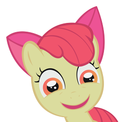 Size: 3335x3335 | Tagged: safe, artist:trollaner, apple bloom, creepy, faic, high res, simple background, transparent background, vector