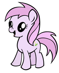 Size: 782x965 | Tagged: safe, artist:bronycurious, derpibooru import, piña colada, applecore, cute, filly, piña cutelada