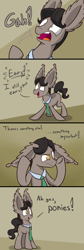 Size: 1000x2983 | Tagged: safe, artist:heir-of-rick, doctor whooves, comic, dialogue, doctor who, ear fluff, eleventh doctor, impossibly large ears, necktie, solo