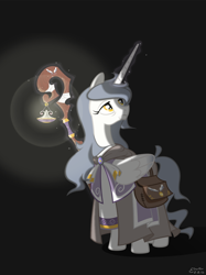 Size: 2166x2900 | Tagged: safe, artist:einsicht12, oc, alicorn, pony, high res, norse mythology, ponified, silvermist