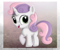 Size: 700x581 | Tagged: safe, artist:macflash2, sweetie belle, pony, unicorn, female, filly, solo