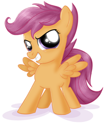 Size: 700x826 | Tagged: dead source, safe, artist:macflash2, scootaloo, pegasus, pony, solo