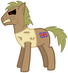 Size: 760x805 | Tagged: safe, artist:motorhead4646, eddie the head, iron maiden, parody, ponified