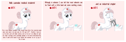 Size: 3121x1063 | Tagged: safe, nurse redheart, earth pony, pony, comic, solo