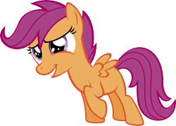 Size: 4655x3339 | Tagged: safe, artist:baumkuchenpony, scootaloo, pegasus, pony, female, filly, simple background, solo, transparent background, vector