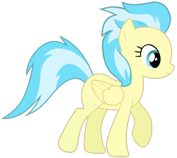 Size: 4047x3602 | Tagged: safe, artist:baumkuchenpony, misty fly, pegasus, pony, missing cutie mark, simple background, transparent background, vector