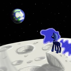 Size: 800x800 | Tagged: safe, artist:phoenix-conrad, derpibooru import, nightmare moon, banishment, moon