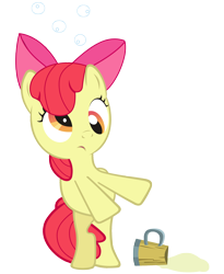 Size: 4577x5570 | Tagged: safe, artist:kurosakisoarin, derpibooru import, apple bloom, absurd resolution, cider, dizzy, drunk, drunk filly, drunker bloom, simple background, transparent background, vector