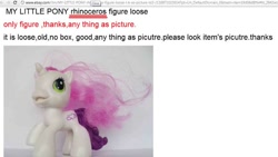 Size: 720x405 | Tagged: safe, sweetie belle, g3.5, ebay, fail, irl, photo, picutre, toy, wat