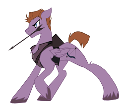 Size: 1475x1248 | Tagged: safe, artist:fluffomaru, derpibooru import, avengers, hawkeye, ponified