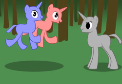 Size: 900x622 | Tagged: safe, artist:sandbagandcobalt, derpibooru import, charlie the unicorn, parody, ponified