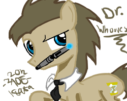 Size: 943x745 | Tagged: safe, artist:zade18989, doctor whooves, earth pony, pony, brown coat, brown mane, male, stallion