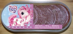 Size: 500x231 | Tagged: safe, desert rose, pony, food, horse meat, horse meat scandal, irl, meat, photo, pony flesh