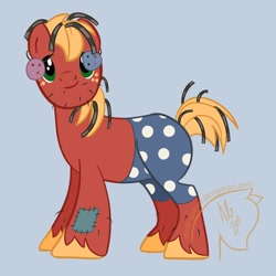 Size: 894x894 | Tagged: safe, artist:sterlingsilver, big macintosh, smarty pants, earth pony, pony, costume, male, stallion