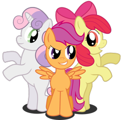 Size: 1432x1380 | Tagged: safe, artist:kalas17, apple bloom, scootaloo, sweetie belle, cutie mark crusaders