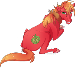 Size: 700x636 | Tagged: safe, artist:kitchiki, big macintosh, earth pony, horse, pony, male, solo, stallion