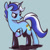 Size: 600x600 | Tagged: safe, artist:daeternal, crest (r63), minuette, unicorn, female, horn, mare, rule 63, solo