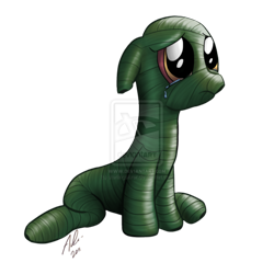 Size: 500x500 | Tagged: safe, derpibooru import, amumu, league of legends, ponified, solo, watermark