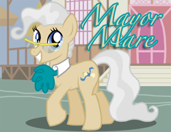 Size: 2200x1700 | Tagged: safe, artist:xain-russell, mayor mare, earth pony, pony, female, glasses, mare, solo