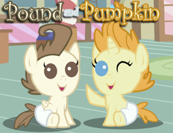 Size: 2200x1700 | Tagged: safe, artist:xain-russell, pound cake, pumpkin cake, pegasus, pony