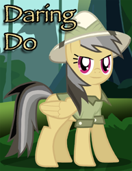 Size: 1700x2200 | Tagged: safe, artist:xain-russell, daring do, pegasus, pony, solo