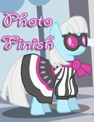 Size: 1700x2200 | Tagged: safe, artist:xain-russell, photo finish, earth pony, pony, solo