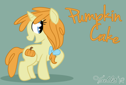 Size: 2248x1520 | Tagged: safe, artist:toodles3702, derpibooru import, pumpkin cake, pony, unicorn, female, filly, older, solo