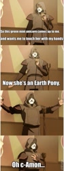 Size: 281x750 | Tagged: safe, derpibooru import, lyra heartstrings, amon, comedian amon, implied lyra, meme, the legend of korra