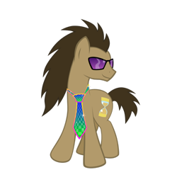 Size: 900x900 | Tagged: safe, artist:nowego, derpibooru import, doctor whooves, earth pony, pony, brown coat, brown mane, male, stallion