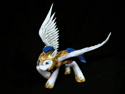 Size: 800x600 | Tagged: safe, derpibooru import, custom, irl, photo, royal guard, sculpture, toy