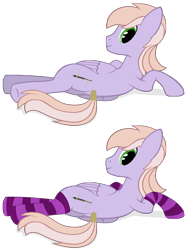 Size: 3000x4000 | Tagged: safe, artist:stinkehund, oc, oc only, oc:lavender, pegasus, pony, clothes, rope, socks, striped socks