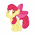 Size: 5000x5000 | Tagged: safe, artist:elviswjr, derpibooru import, apple bloom, absurd resolution, humor, liarpony, scrunchy face, simple background, solo, transparent background, vector