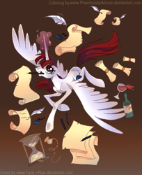 Size: 521x640 | Tagged: safe, artist:lauren faust, artist:pekou, derpibooru import, oc, oc only, oc:fausticorn, alicorn, pony, lauren faust