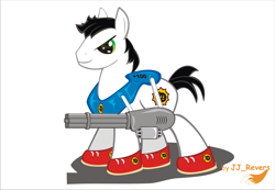 Size: 1600x1104 | Tagged: safe, artist:burnout, derpibooru import, ponified, sam "serious" stone, serious sam