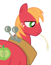 Size: 2729x3445 | Tagged: safe, artist:geekywebman, artist:noirpony, derpibooru import, big macintosh, earth pony, pony, high res, male, simple background, stallion, transparent background, vector