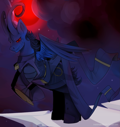 Size: 949x1001 | Tagged: safe, artist:inanimatedbrony, pony, loki, mane, ponified