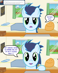 Size: 853x1067 | Tagged: safe, artist:catiron, soarin', ask, ask soarin the wonderbolt, tumblr