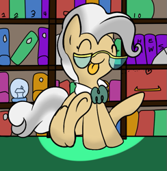 Size: 567x581 | Tagged: safe, artist:phillnana, mayor mare, earth pony, pony, female, glasses, hooves, mare, solo
