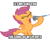 Size: 624x494 | Tagged: safe, derpibooru import, scootaloo, pegasus, female, filly, image macro, orange coat, purple mane, solo