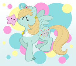 Size: 700x605 | Tagged: safe, artist:kennasaur, derpibooru import, alicorn, pony, luma, mario, ponified, rosalina, super mario bros., super mario galaxy