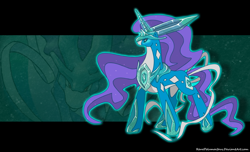 Size: 900x546 | Tagged: safe, artist:renepolumorfous, pony, abstract background, legendary pokémon, pokémon, ponified, ponymon, solo, suicune