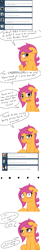 Size: 800x4874 | Tagged: safe, artist:jake heritagu, scootaloo, pony, ask, ask pregnant scootaloo, comic, hypocrisy, hypocrite, pregnant, pregnant scootaloo, teen pregnancy