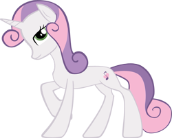 Size: 1073x864 | Tagged: safe, artist:whitesylver, sweetie belle, pony, unicorn, adult, female, filly, older, white coat